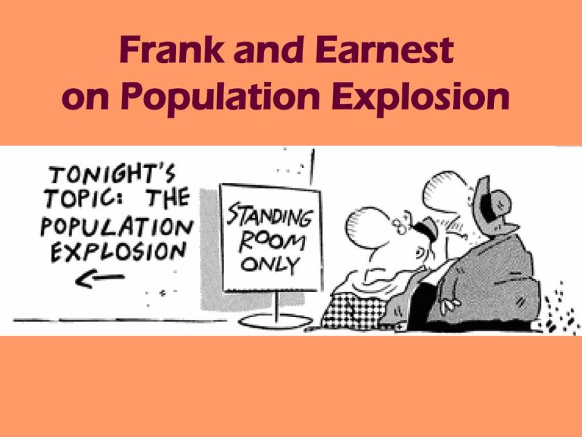 Frank and Earnest on Population Explosion